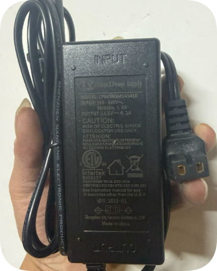 *Brand NEW*LY LY065RGM145410 60W Car Power Adapter 14.5V 4.1A 2-Pin Connector Power Supp